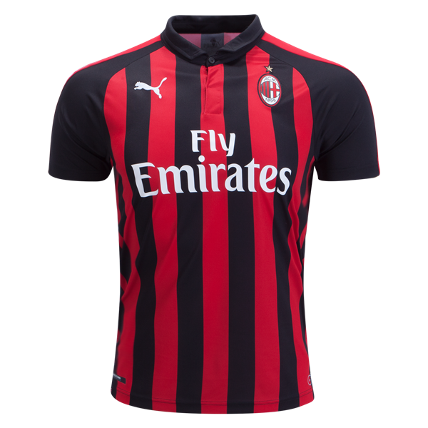 AC Milan 2018/19 Home Soccer Jersey